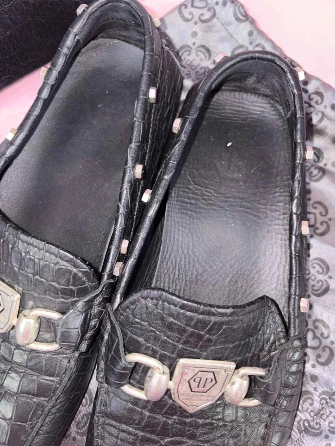 Philippe men's loafers, Philipp Plein, super condition, size 42 – photo 4
